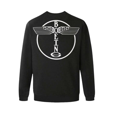 BOEING Men's Oversized Fleece Crew Sweatshirt e-joyer